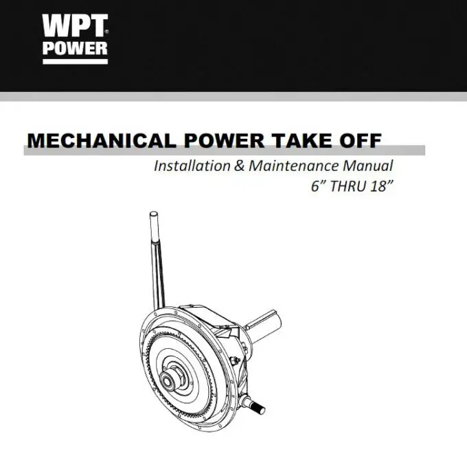 WPT Installation & Maintenance Manual (English or Spanish PDF Options)
