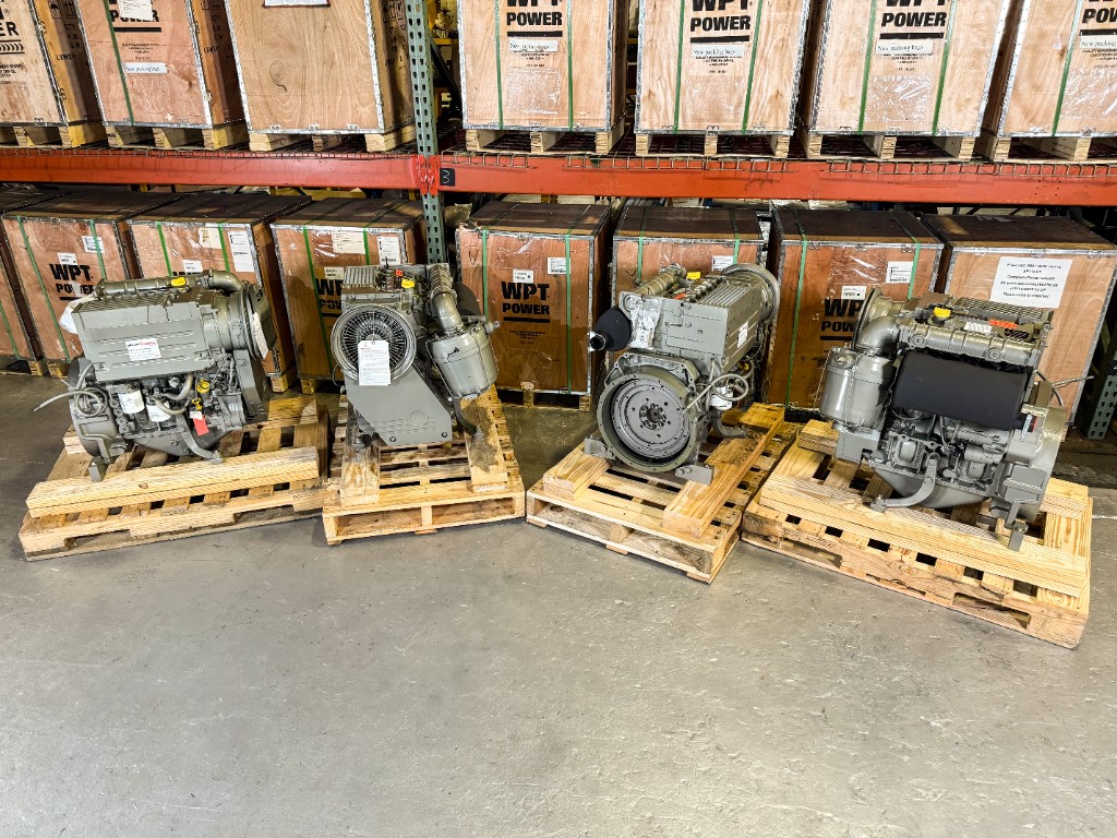 Remanufactured engine inventory row
