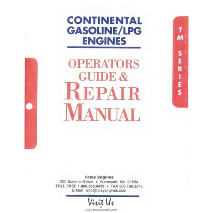 Continental TM Series Manual (Gas)