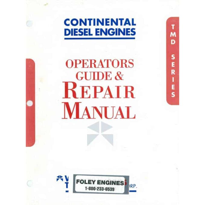 Continental TMD Series Manual