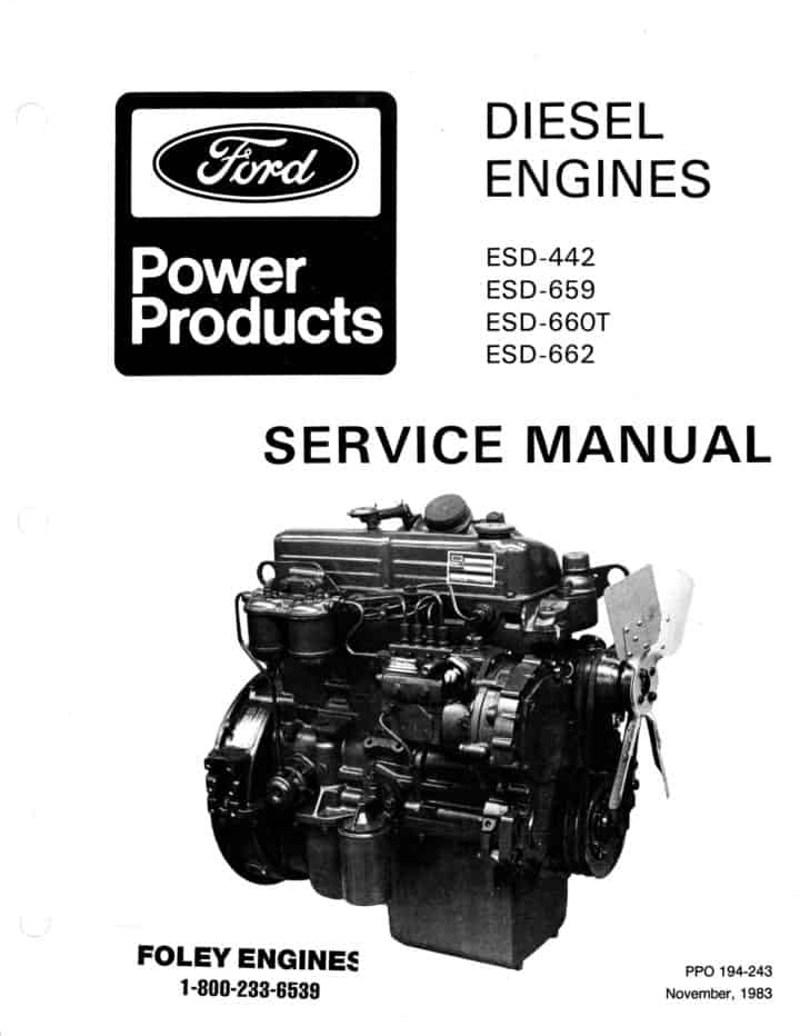 Ford ESD442 / ESD649 / ESD660T / ESD662 Service Manual
