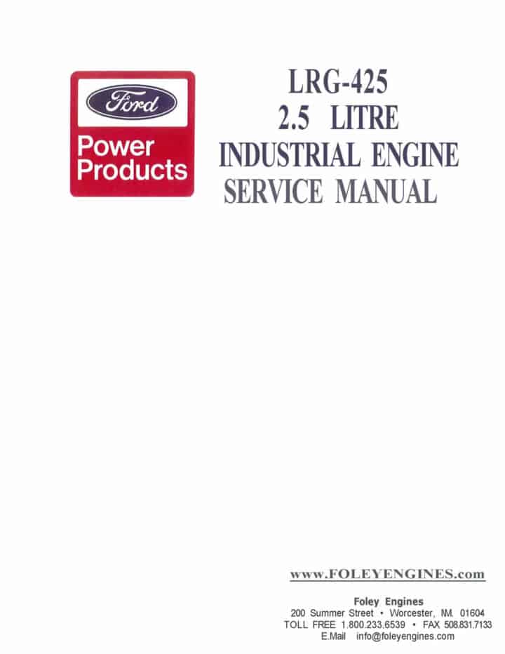 Ford LRG425 Service Manual