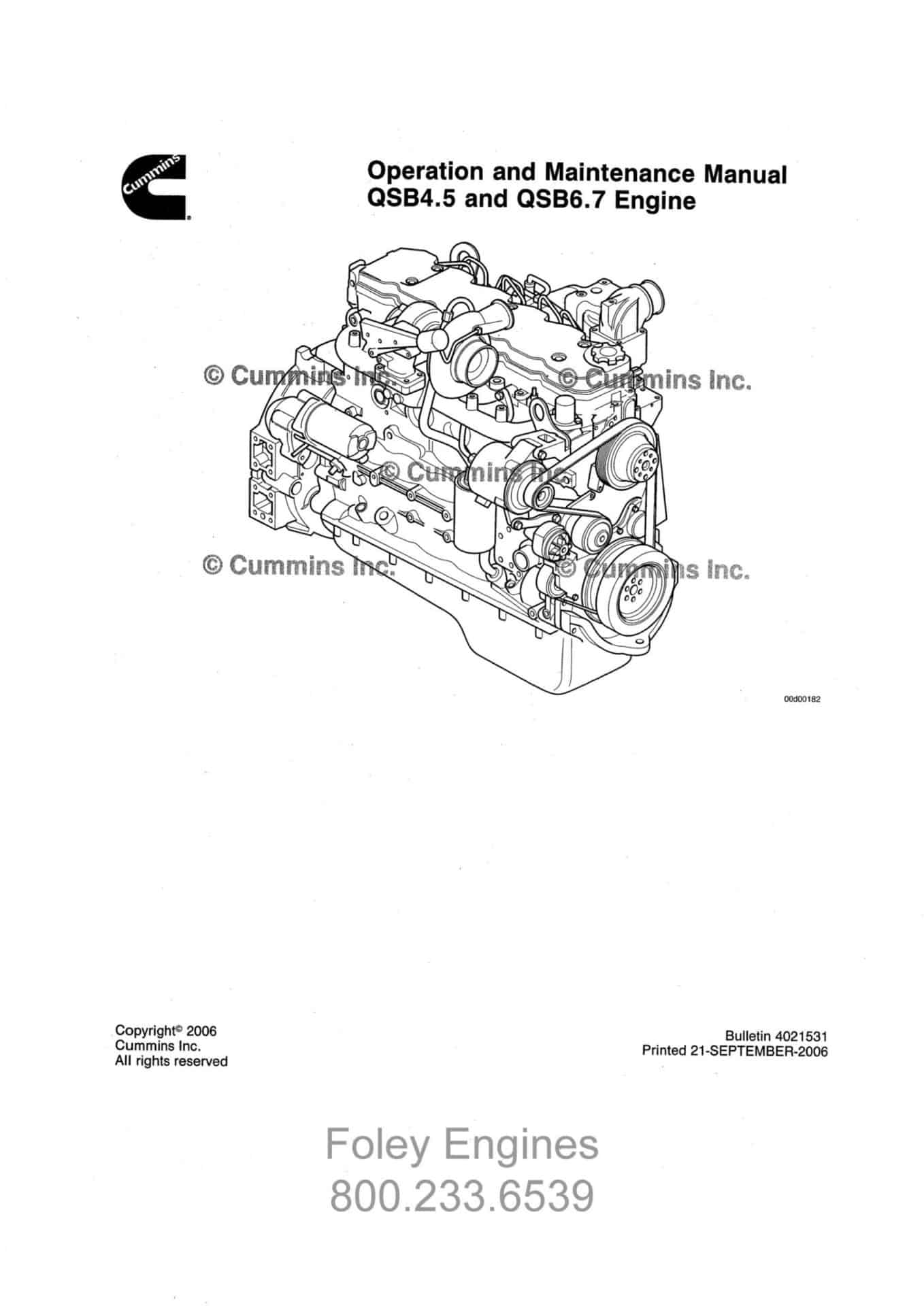 Cummins QSB4.5 / QSB6.7 