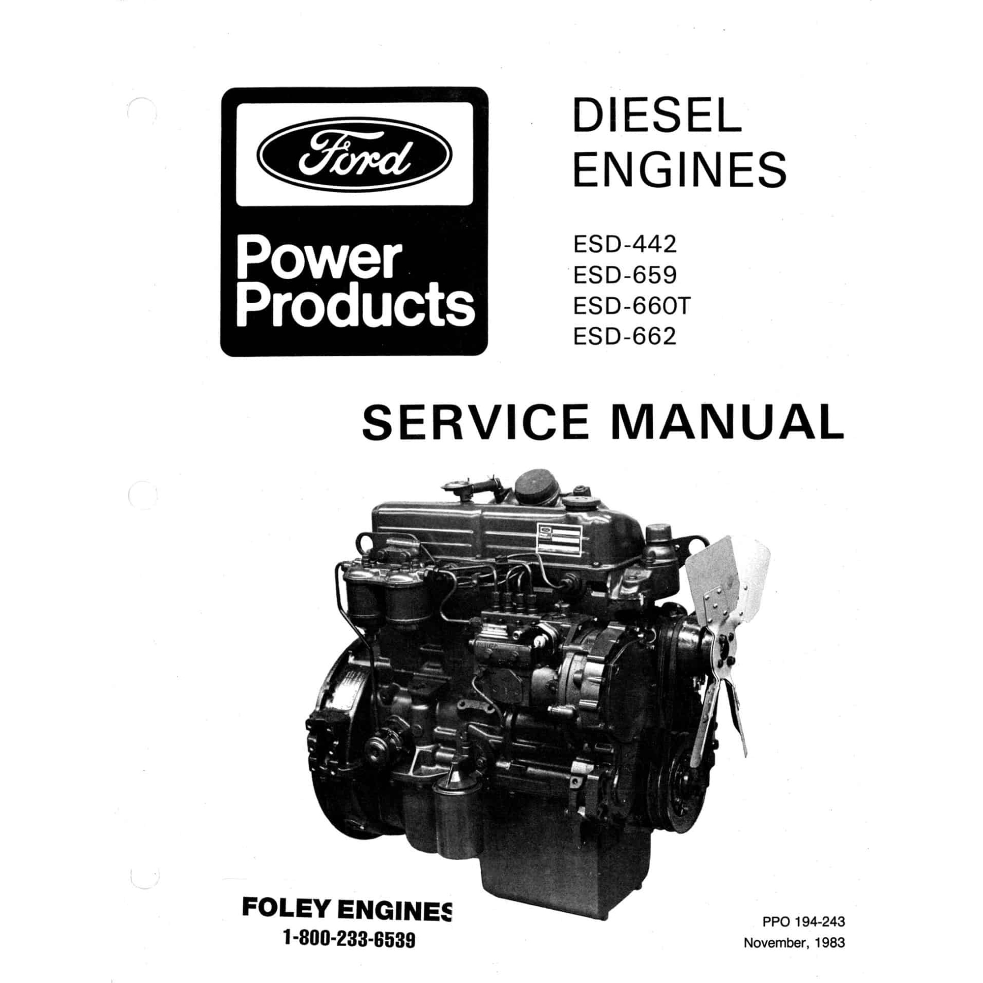 Ford ESD442 / ESD649 / ESD660T / ESD662 Service Manual