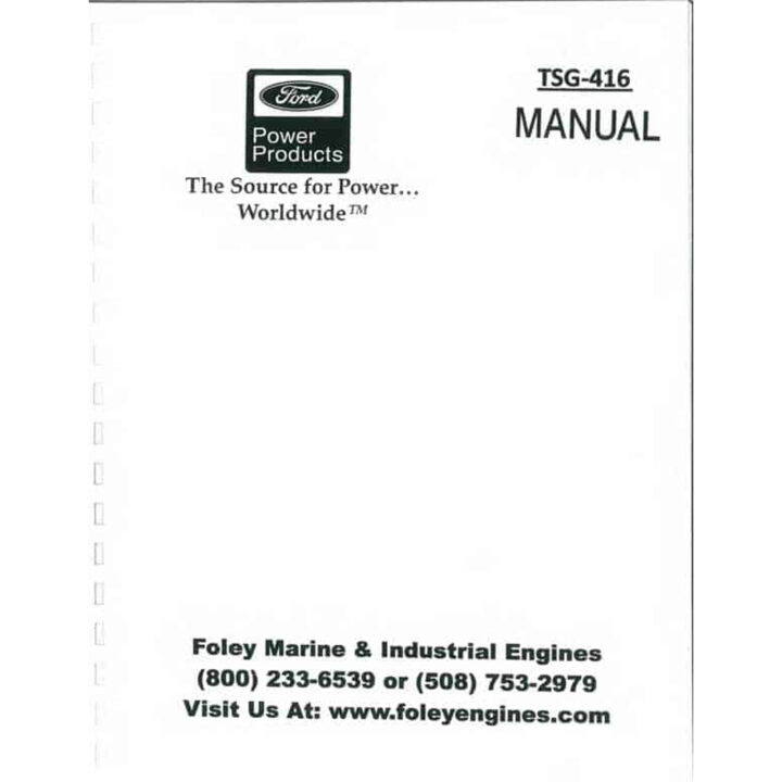 Ford TSG416 Service Manual