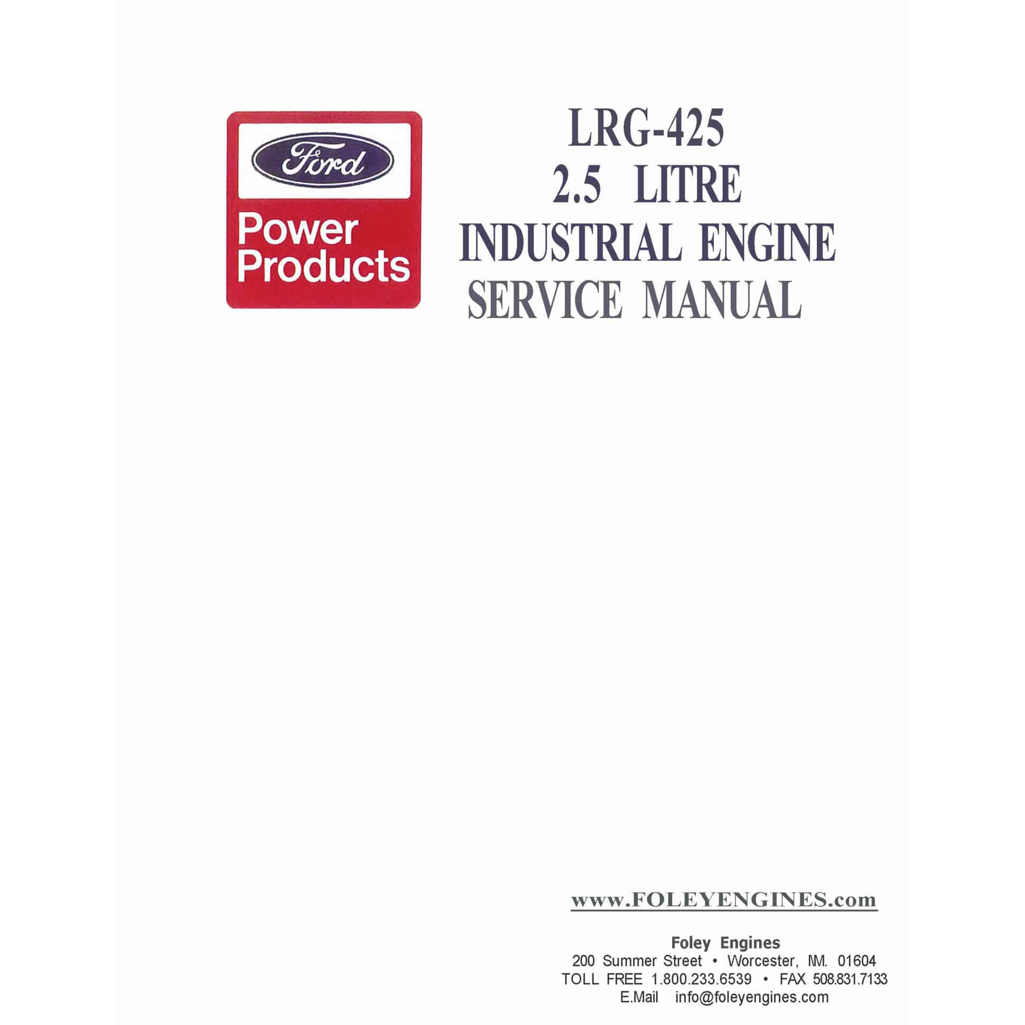 Ford LRG425 Service Manual