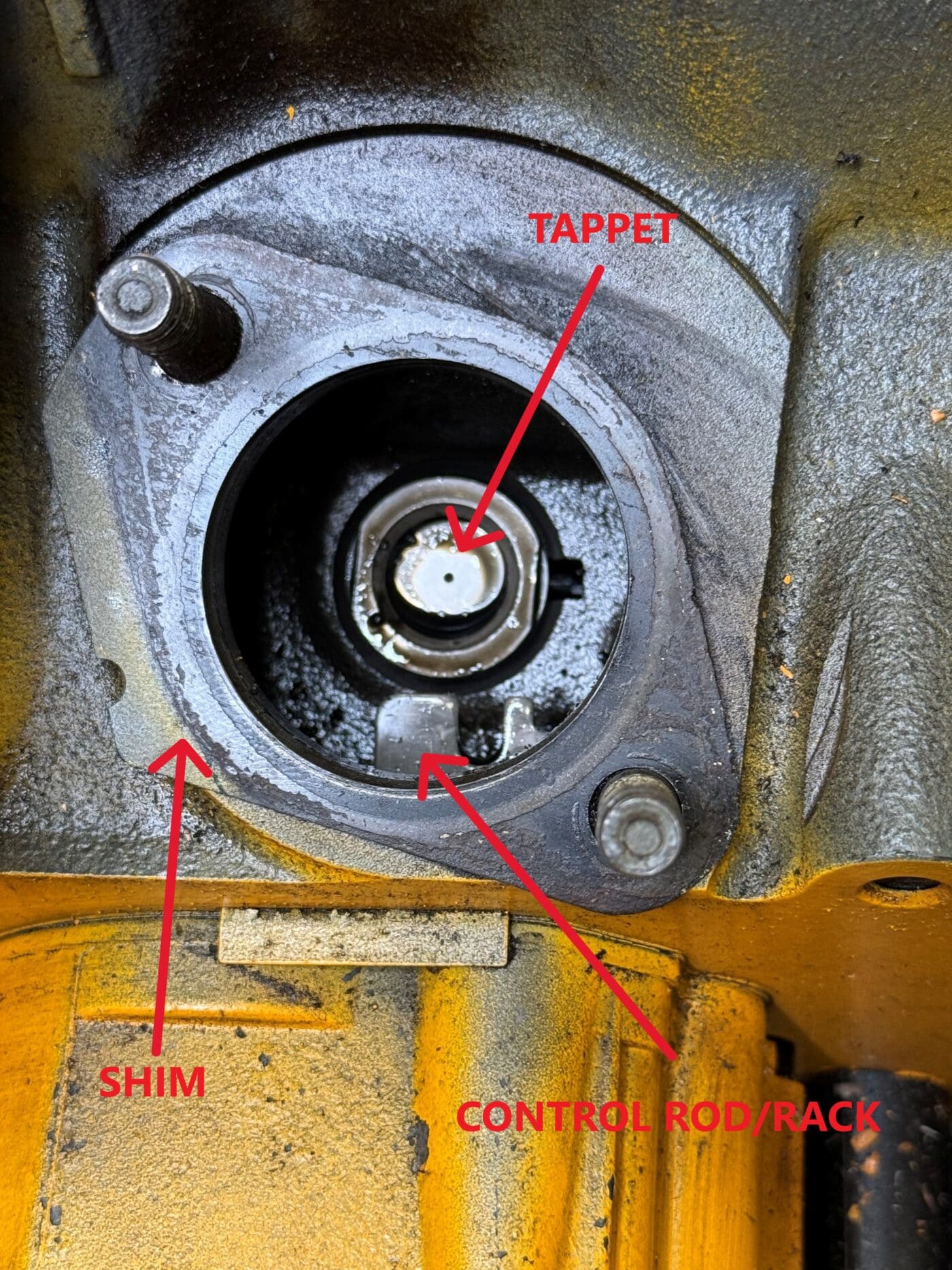 Top of Tappet - Deutz