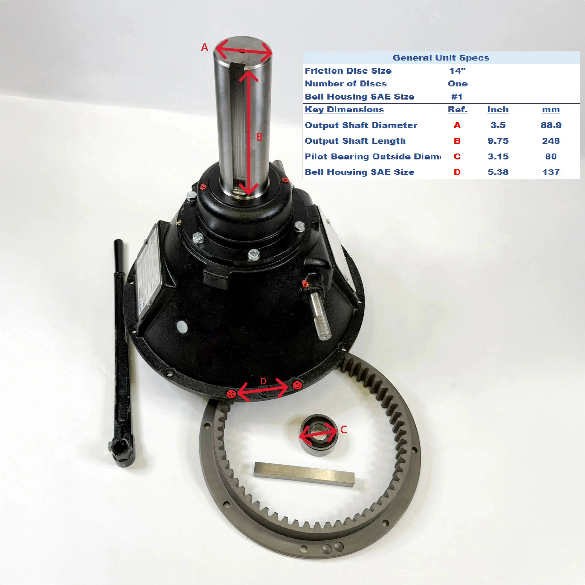 Replacement PTO Clutch for SP214HP1 - Image 2