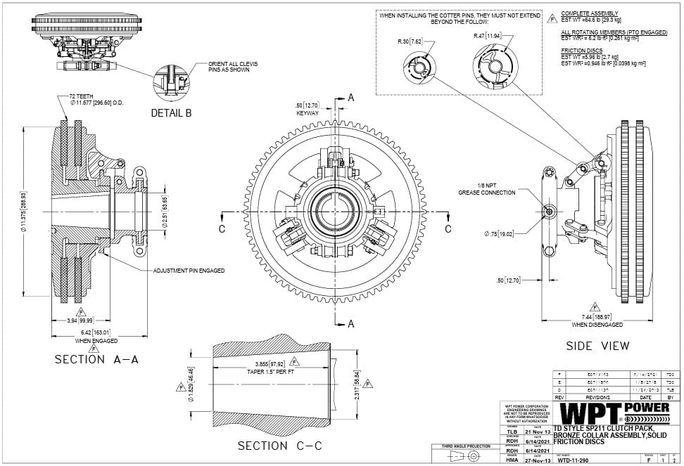 Replacement SP211 Clutch Pack | Foley Engines