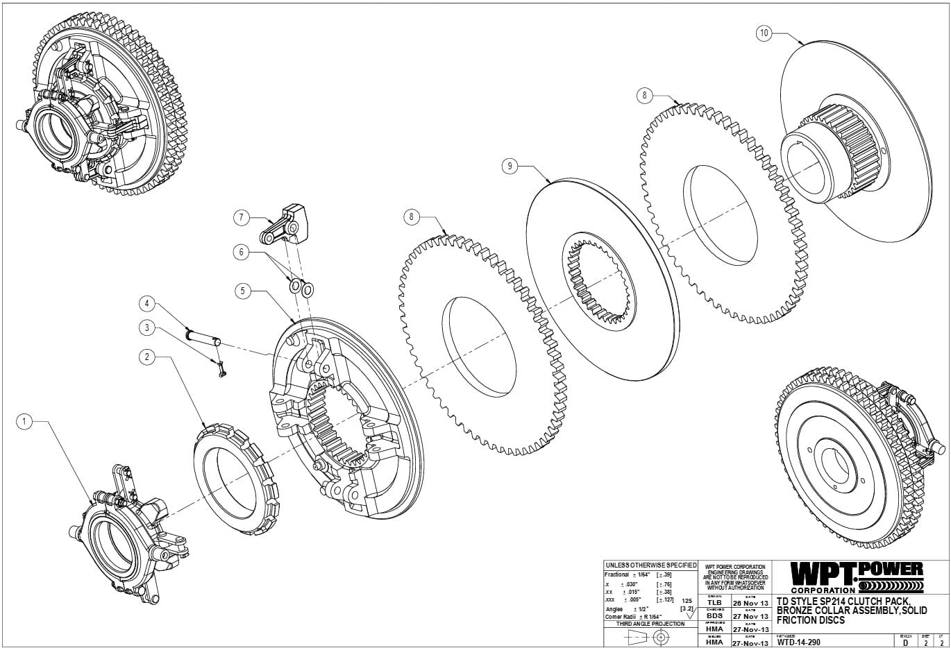 Replacement Clutch Pack for SP214 Power Takeoff - Image 3