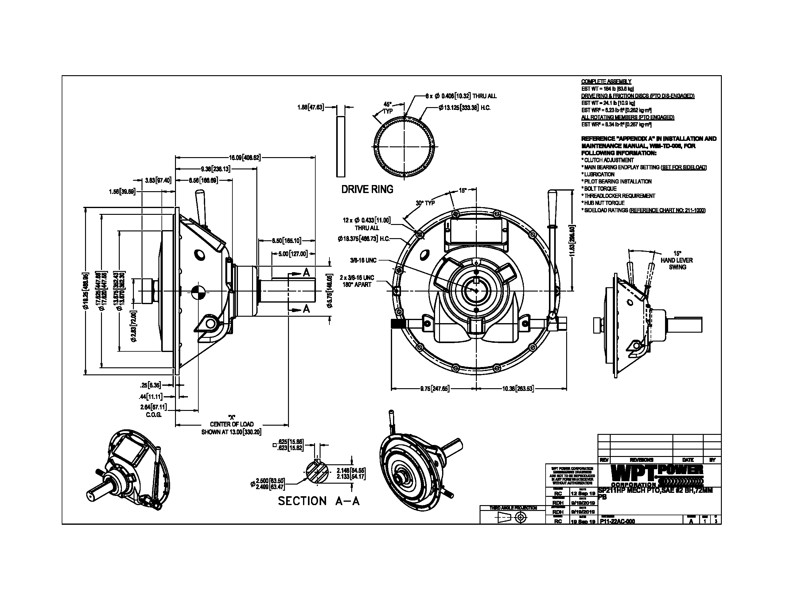 Replacement PTO Clutch for SP211HP2 - Image 4