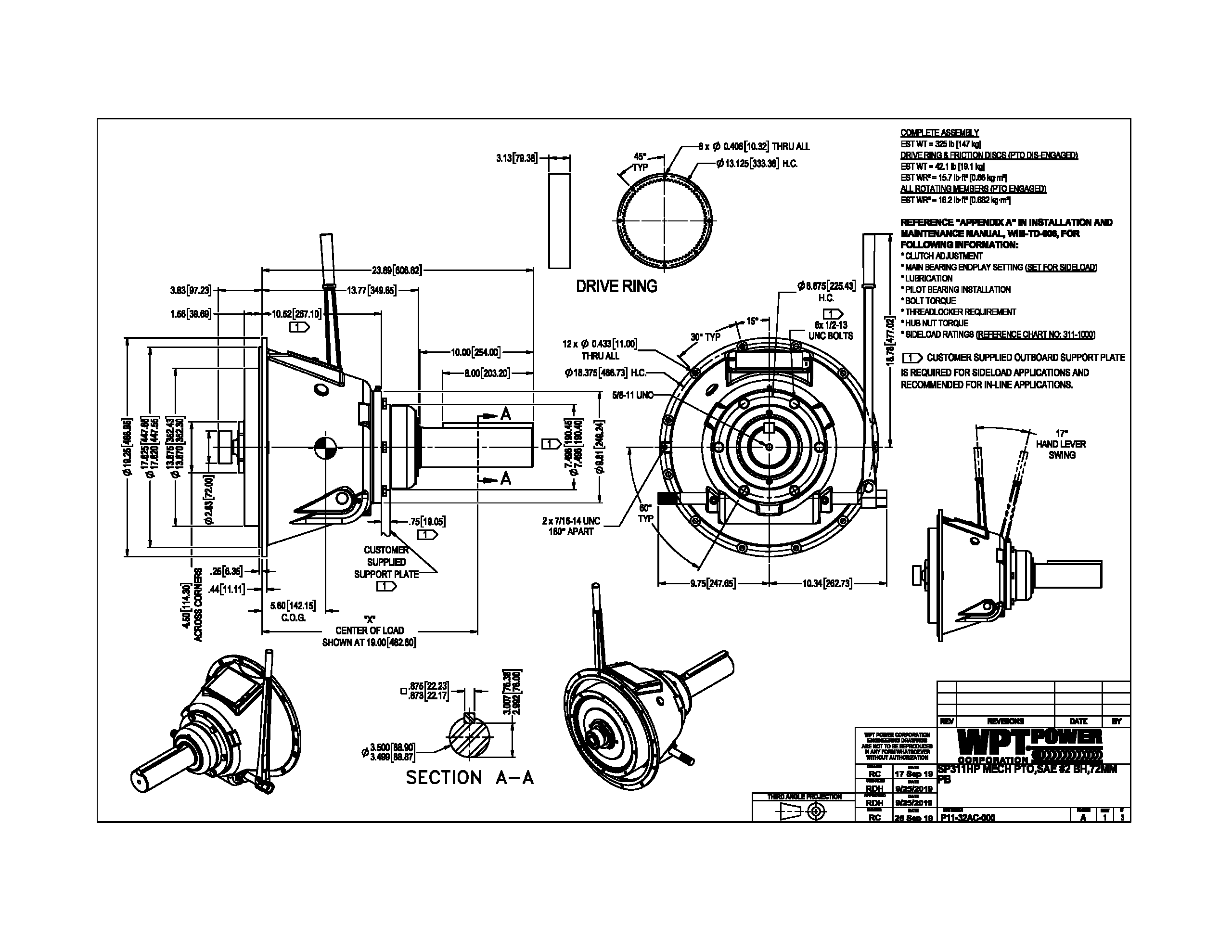 Replacement PTO Clutch for SP311HP2 - Image 4